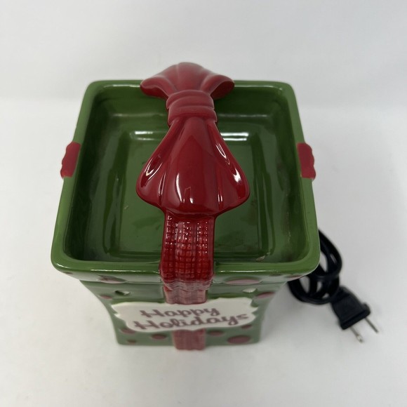Scentsy All Wrapped Up Retired Wax Warmer Full Size Holiday Collection 2010 - Picture 5 of 8